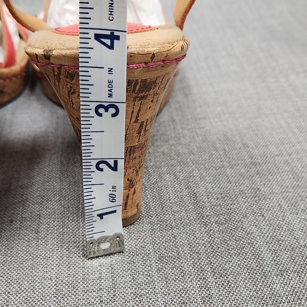 b.o.c Floral High Wedge Strap Sandals. Size 10 - Picture 12 of 12
